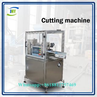 The automatic soap cutter machine is part of the soap making machine.